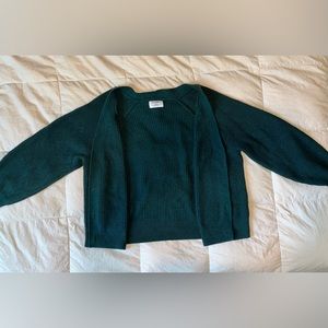 Old Navy Oversized Forest Green Knit Sweater